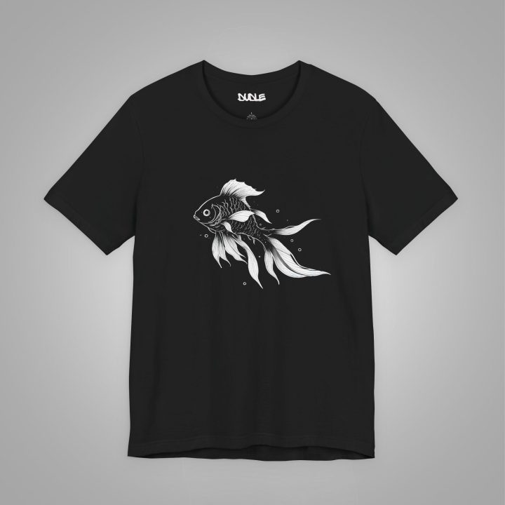 Flowing Koi Edition Minimalist Doodle Tee